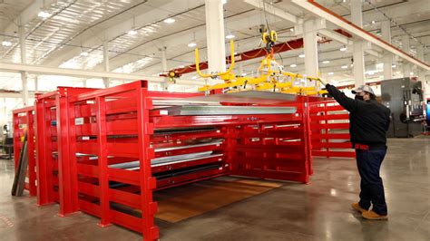 metal sheet storage|flat sheet metal storage racks.